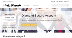 Desktop Screenshot of bankofcolorado.com
